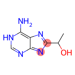 1H-Purine-8-methanol,  6-amino--alpha--methyl-  (9CI)