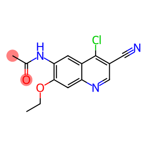 4-氯-6-乙酰氨基-7-乙氧基喹啉-3-甲腈
