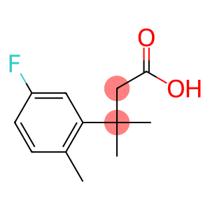 3-(5-fluoro-2-Methylphenyl)-3-Methylbutanoic acid