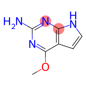 2-amino-4-methoxy-7H-pyrrolo[2,3-d]-pyrimidine