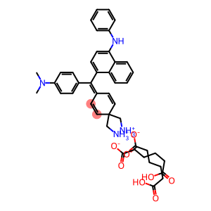 [4-[[4-anilino-1-naphthyl][4-(dimethylamino)phenyl]methylene]cyclo-2,5-hexadien-1-ylidene]dimethylammonium hydrogen adipate
