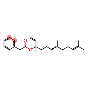 Benzeneacetic acid, 1-ethenyl-1,5,9-trimethyl-4,8-decadien-1-yl ester