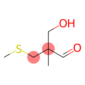 Propanal, 2-(hydroxymethyl)-2-methyl-3-(methylthio)-