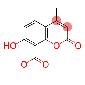 2H-1-Benzopyran-8-carboxylic acid, 7-hydroxy-4-methyl-2-oxo-, methyl ester
