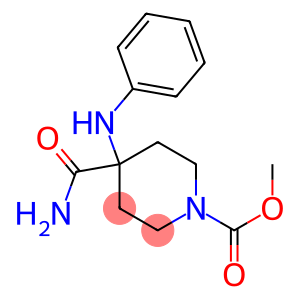methyl 4-carbamoyl-4-(phenylamino)piperidine-1-carboxylate