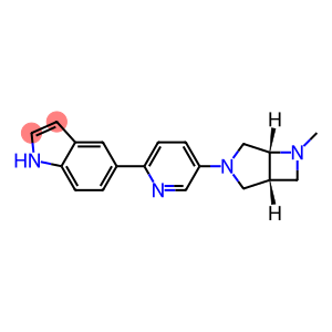 5-[5-[(1R,5R)-6-methyl-3,6-diazabicyclo[3.2.0]heptan-3-yl]pyridin-2-yl]-1H-indole