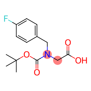 Glycine, N-[(1,1-dimethylethoxy)carbonyl]-N-[(4-fluorophenyl)methyl]-