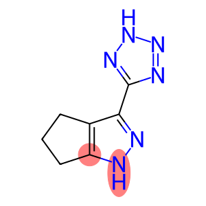 1,4,5,6-Tetrahydro-3-(1H-tetrazol-5-yl)cyclopenta[c]pyrazole(MK-0354)