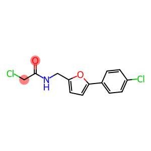 Acetamide, 2-chloro-N-[[5-(4-chlorophenyl)-2-furanyl]methyl]-