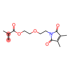 2-Methylpropenoic acid 2-[2-[(2,5-dihydro-3,4-dimethyl-2,5-dioxo-1H-pyrrol)-1-yl]ethoxy]ethyl ester