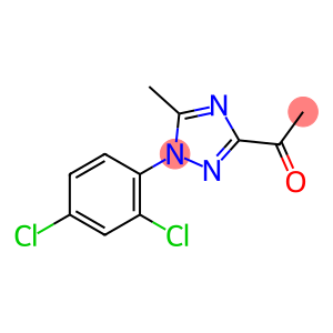 1-[1-(2,4-dichlorophenyl)-5-methyl-1,2,4-triazol-3-yl]ethanone