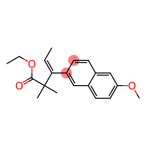 2-Naphthalenepropanoic acid, β-ethylidene-6-methoxy-α,α-dimethyl-, ethyl ester