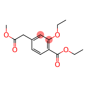Benzeneacetic acid, 3-ethoxy-4-(ethoxycarbonyl)-, Methyl ester