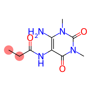 Propanamide, N-(6-amino-1,2,3,4-tetrahydro-1,3-dimethyl-2,4-dioxo-5-pyrimidinyl)-