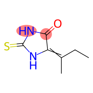 4-Imidazolidinone,  5-(1-methylpropylidene)-2-thioxo-