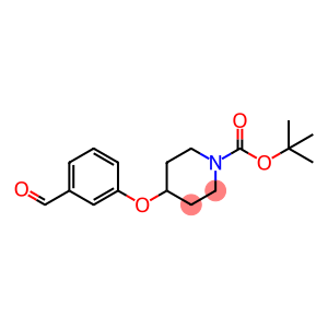 1-Piperidinecarboxylic acid, 4-(3-formylphenoxy)-, 1,1-dimethylethyl ester