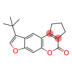 Cyclopenta[c]furo[3,2-g][1]benzopyran-4(1H)-one, 9-(1,1-dimethylethyl)-2,3-dihydro-