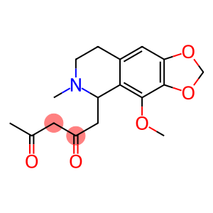 1-(4-METHOXY-6-METHYL-5,6,7,8-TETRAHYDRO-[1,3]DIOXOLO[4,5-G]ISOQUINOLIN-5-YL)-PENTANE-2,4-DIONE
