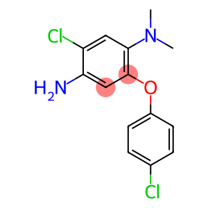 5-Chloro-2-(4-chlorophenoxy)-N,N-dimethyl-1,4-benzenediamine