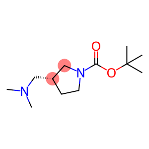 1-Pyrrolidinecarboxylic acid, 3-[(dimethylamino)methyl]-, 1,1-dimethylethyl ester, (3R)-