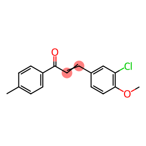 (E)-3-(3-CHLORO-4-METHOXYPHENYL)-1-(4-METHYLPHENYL)-2-PROPEN-1-ONE