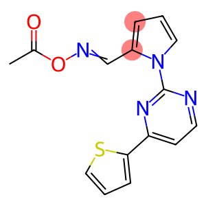 [[1-(4-thiophen-2-ylpyrimidin-2-yl)pyrrol-2-yl]methylideneamino] acetate