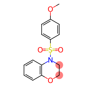 4-(2,3-DIHYDRO-4H-1,4-BENZOXAZIN-4-YLSULFONYL)PHENYL METHYL ETHER