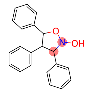 Isoxazolidine,  2-hydroxy-3,4,5-triphenyl-