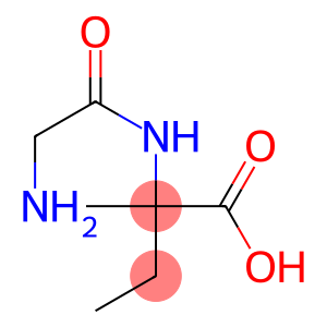 Butyric acid, α-(glycylamino)-α-methyl- (1CI)