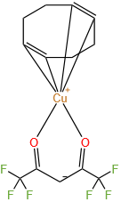 COPPER(I) HEXAFLUORO-2,4-PENTANEDIONATE 1,5-CYCLOOCTADIENE COMPLEX 六氟-2,4-戊二酮-1,5-环辛二烯铜(I)络合物