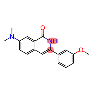 7-(Dimethylamino)-3-(3-methoxyphenyl)-1(2H)-Isoquinolinone