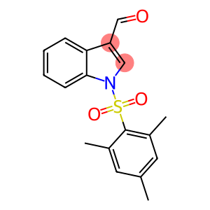 1H-Indole-3-carboxaldehyde, 1-[(2,4,6-trimethylphenyl)sulfonyl]-