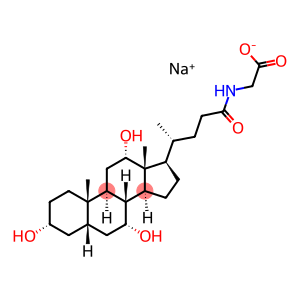 sodium {[(3alpha,5beta,7alpha,12alpha)-3,7,12-trihydroxy-24-oxocholan-24-yl]amino}acetate