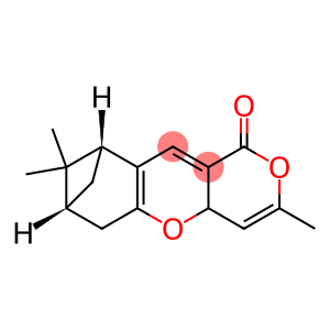 (7R,9R)-7,9-Methano-3,8,8-trimethyl-4a,5,8,9-tetrahydro-1H,7H-pyrano[4,3-b]benzopyran-1-one