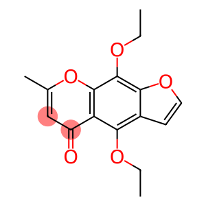 5H-Furo[3,2-g][1]benzopyran-5-one, 4,9-diethoxy-7-methyl-