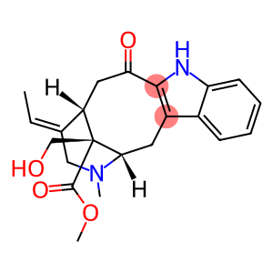 2,6-Methano-1H-azecino[5,4-b]indole-14-carboxylic acid, 5-ethylidene-2,3,4,5,6,7,8,9-octahydro-14-(hydroxymethyl)-3-methyl-8-oxo-, methyl ester, (2S,5E,6S,14R)-