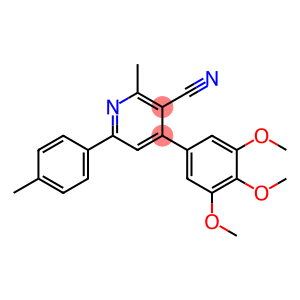 3-Pyridinecarbonitrile, 2-methyl-6-(4-methylphenyl)-4-(3,4,5-trimethoxyphenyl)-