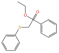 Benzenemethanol, α-[(phenylthio)methyl]-, 1-acetate, (αS)-