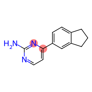 4-(2,3-dihydro-1H-inden-5-yl)pyrimidin-2-amine