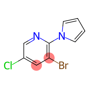 3-bromo-5-chloro-2-(1H-pyrrol-1-yl)pyridine(SALTDATA: FREE)