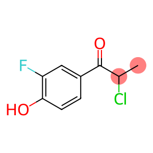 1-Propanone, 2-chloro-1-(3-fluoro-4-hydroxyphenyl)-