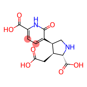 (2S)-3β-(Carboxymethyl)-4β-(2-oxo-6-carboxy-1,2-dihydropyridine-3-yl)pyrrolidine-2α-carboxylic acid