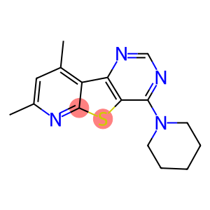 7,9-dimethyl-4-(1-piperidinyl)pyrido[3',2':4,5]thieno[3,2-d]pyrimidine