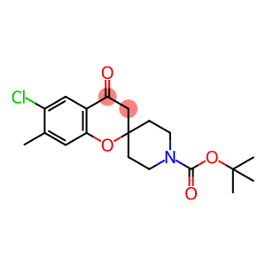 TERT-BUTYL 6-CHLORO-7-METHYL-4-OXOSPIRO[CHROMAN-2,4'-PIPERIDINE]-1'-CARBOXYLATE