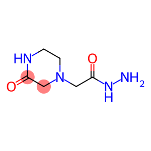 1-Piperazineacetic acid, 3-oxo-, hydrazide