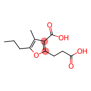 3-carboxy-4-methyl-5-propyl-2-furanpropionic acid