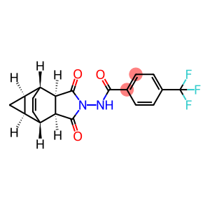 N-((3aR,4R,4aR,5aS,6S,6aS)-1,3-dioxo-3,3a,4,4a,5,5a,6,6a-octahydro-4,6-ethenocyclopropa[f]isoindol-2(1H)-yl)-4-(trifluoromethyl)benzamide