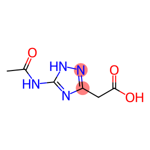 [5-(acetylamino)-4H-1,2,4-triazol-3-yl]acetic acid(SALTDATA: FREE)