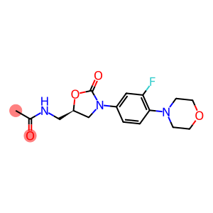 N-[[(5R)-3-(3-fluoro-4-morpholin-4-ylphenyl)-2-oxo-1,3-oxazolidin-5-yl]methyl]acetamide