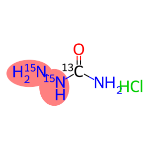 HydrazinecarboxaMide-13C,15N2 Monohydrochloride